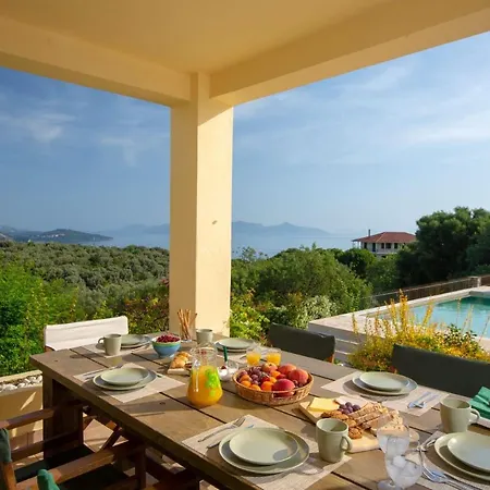 빌라 Serene Meganisi - Seaview & Exclusive Pool Spartokhórion