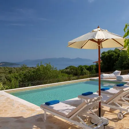 Serene Meganisi - Seaview & Exclusive Pool 빌라 *
